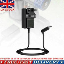 Battery Charger Power Cable UK Plug For Dyson Vacuum Cleaner V8 V7 V6 DC58 DC59~
