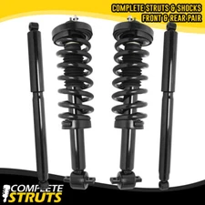 Front Complete Strut & Spring Assemblies & Rear Gas Shocks for 2014 Ford F-15