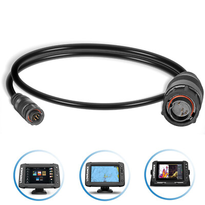 8M4004174 Sonar Adapter Cable for Lowrance HDS Carbon/Live,Elite Ti,Ti2,FS 9-Pin
