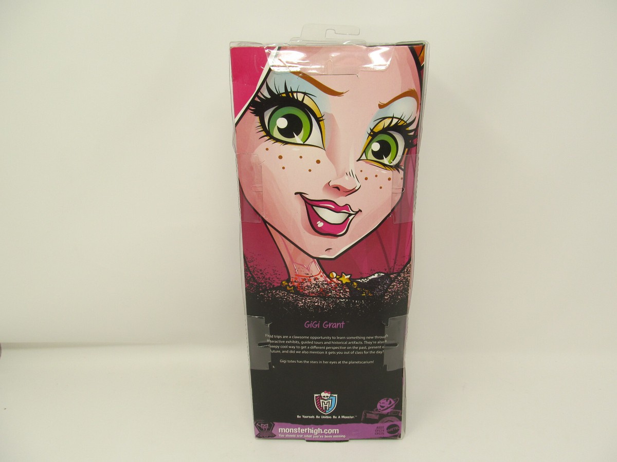 Monster High Gigi Grant Freaky Field Trip doll new daughter of