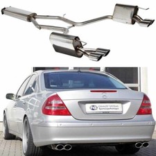 Fox Duplex Sport Racinganlage Mercedes E-Klasse W211 E200 je 2x106x71mm