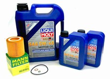 7x Liter Liqui Moly 5w-40 Engine Motor Oil Mann Filter Kit For Bmw Verify Year