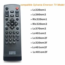 New Emerson Sylvania TV Replacement Remote Control  NH000UD LC220EM1 LC260EM2