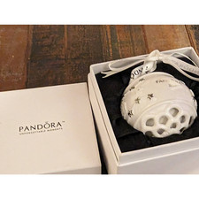 2011 Pandora Christmas Snowball Ornament