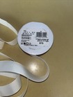 OFFRAY RIBBON  7/8” x 15’ & 8.5” White, & 2 Off White 5’ & 42” Ribbed (Lot Of 3) — photo 1