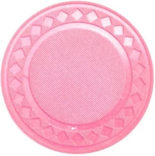 50 Plastic Diamond Design 4 gram Poker Chips (PINK)