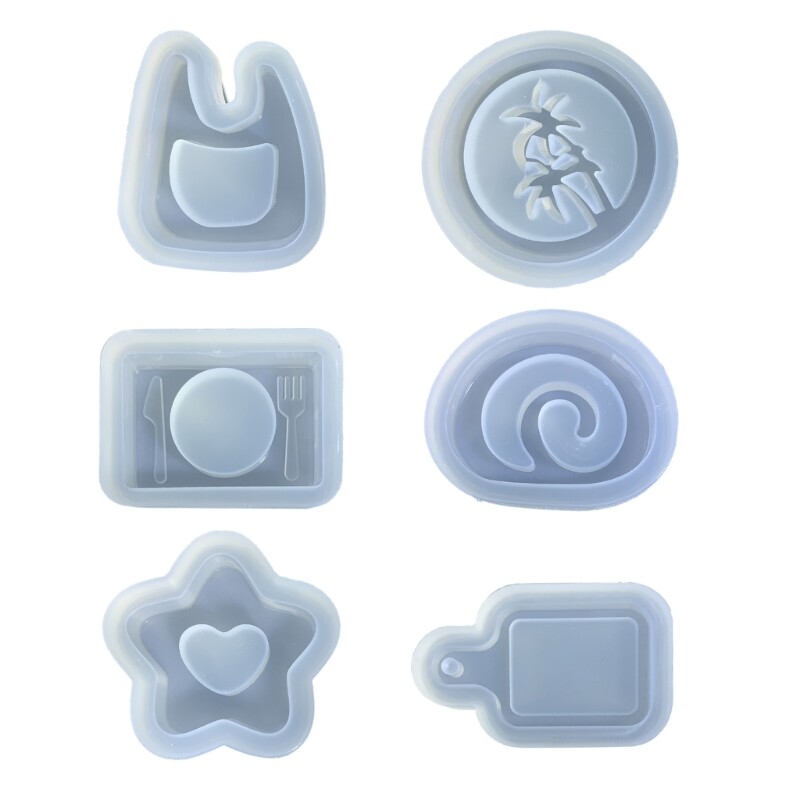 Silicone Mold Summer Themed Resin Shaker Filler Mold for Filling Craft
