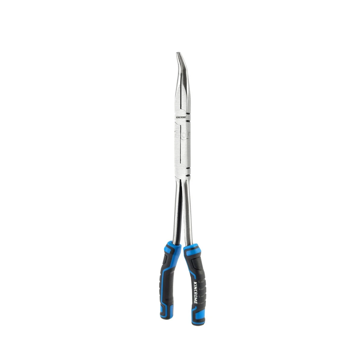Kincrome 2PC 325 mm Extra‑Long Reach Plier Set Straight 45° Bent Tip Plier K4258