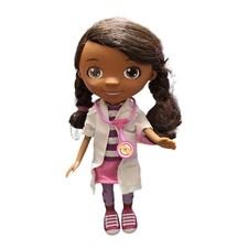 Disney Doc McStuffins Doll Talking Doctor White Coat Tested Works