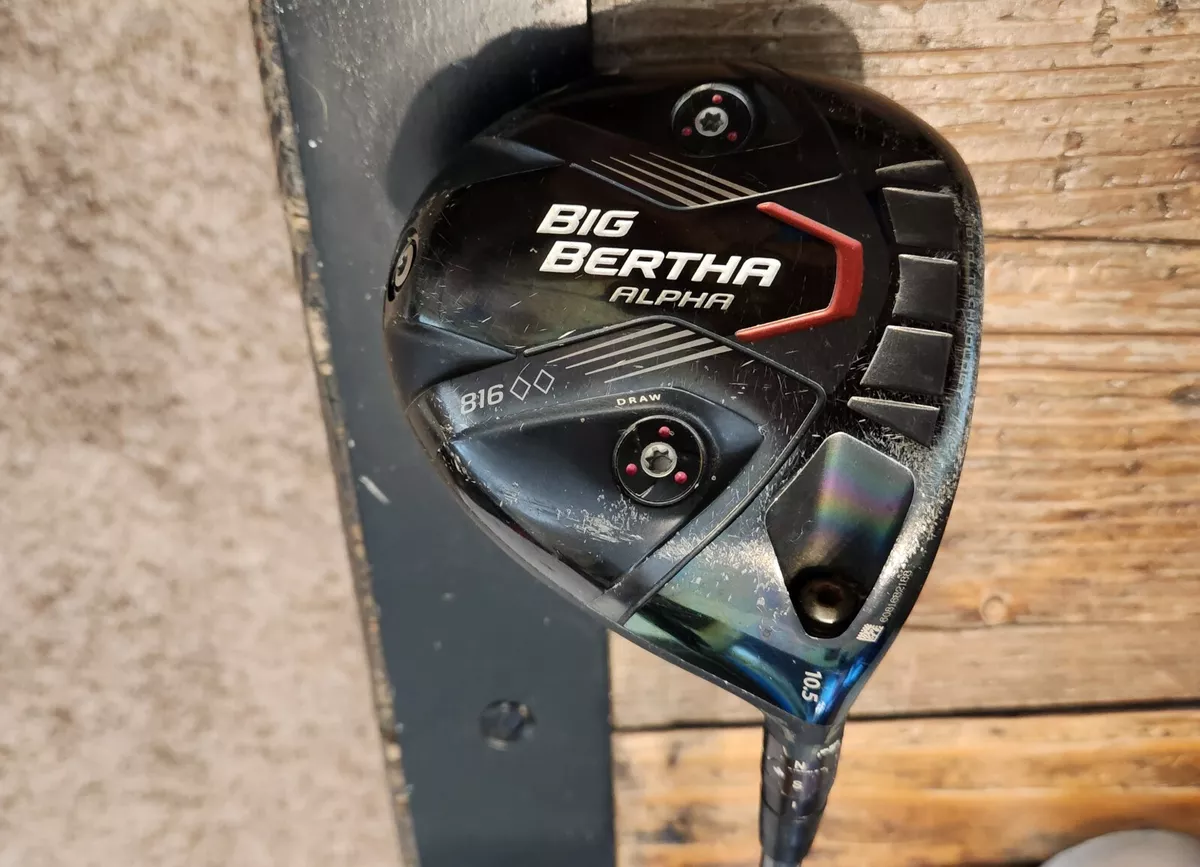 Callaway Big Bertha Alpha 816 Double Black Diamond 10.5 Driver Flex-S