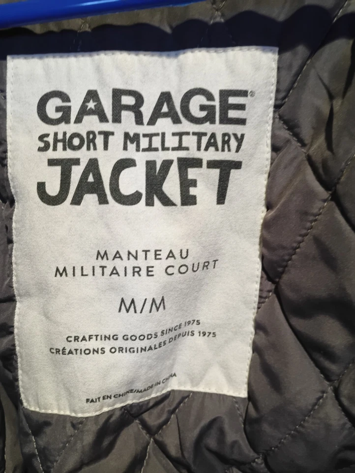 Garage Short Military Jacket  Size M - Image 4 of 4