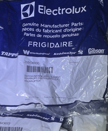 316436000 Per Frigidaire Range Bruciatore Stufa Interruttore - Foto 4