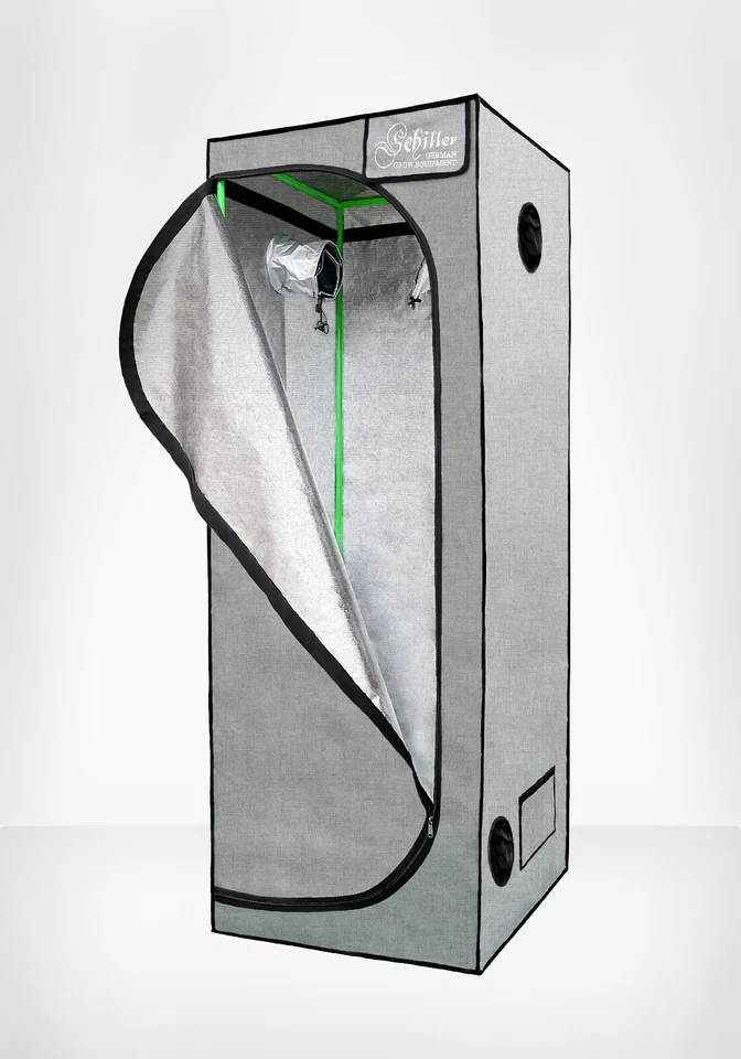 Growbox 70 x 70 x 200cm / Gewächshaus Pflanzenzelt Growzelt - Indoor Grow 600D - Bild 2 von 4