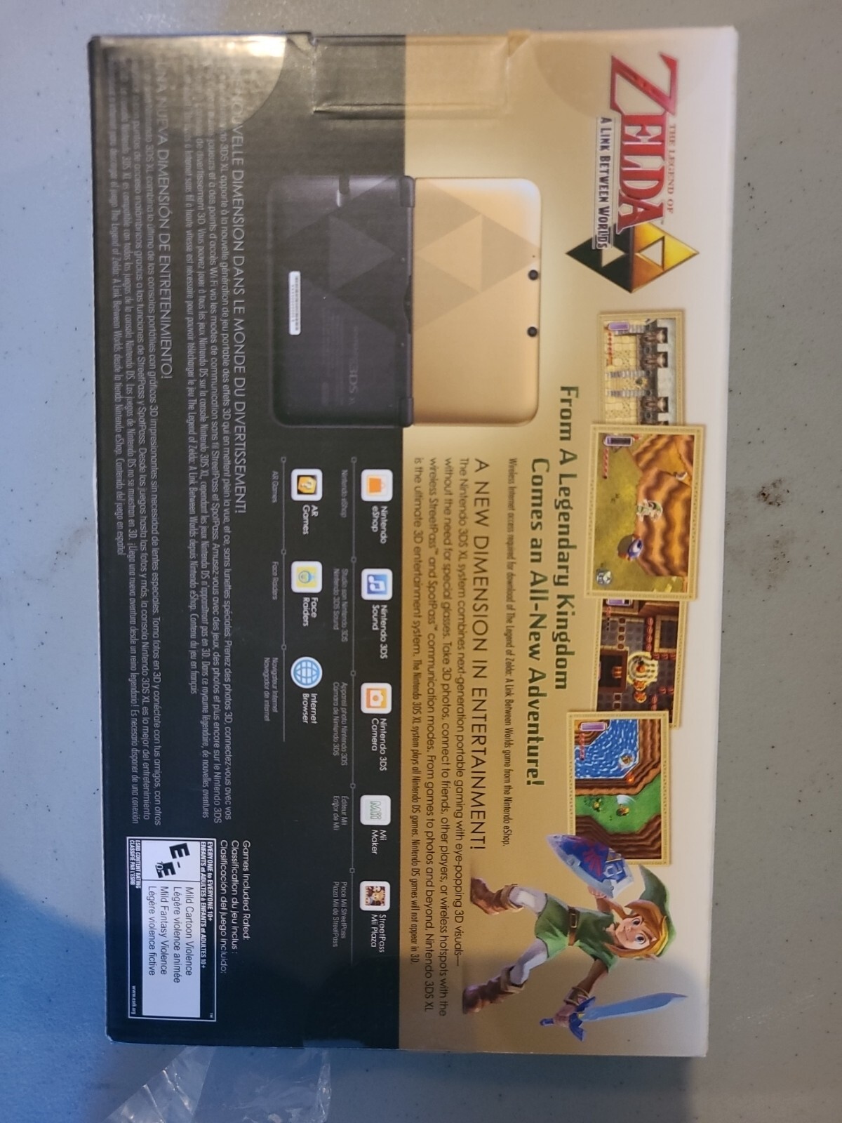Nintendo 3ds XL The Legend of Zelda a Link Between Worlds Limited