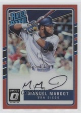 2017 Panini Donruss Optic Red Prizm 31/50 Manny Margot Manuel #RRS-MM Auto fm5