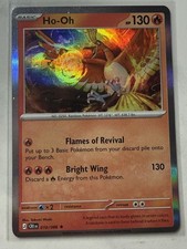 Ho-Oh 010/086 Rare ME04: Chaos Rising Pokemon Holo Near Mint