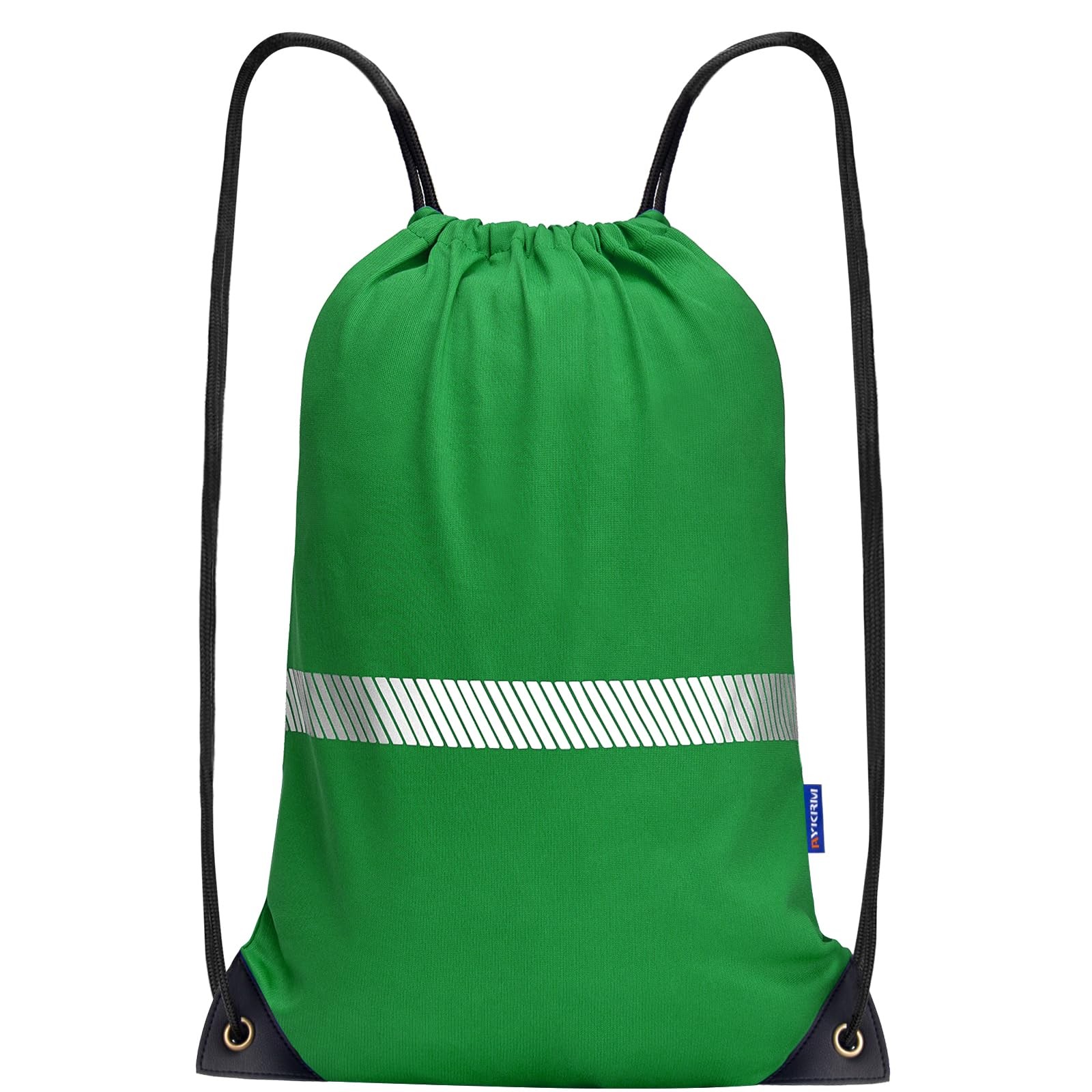 Green Drawstring Backpack Bag work Sackpack - image 1