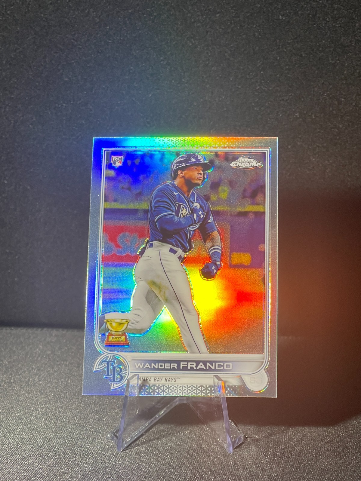 2022 Topps Chrome - Wander Franco #35 Refractor Parallel RC Rookie Rays MLB