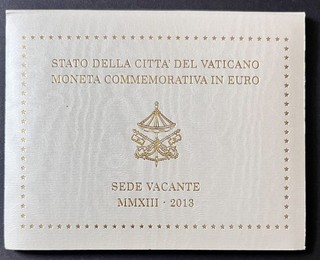 Vatikan 2 Euro Münze Sede Vacante MMXIII 2013 (121.2)