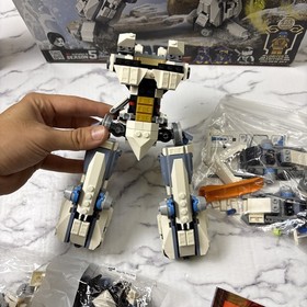 LEGO NINJAGO Lot Of 2 Nindroid Mechdragon 70725 & Titan Mech (Incomplete Sets)