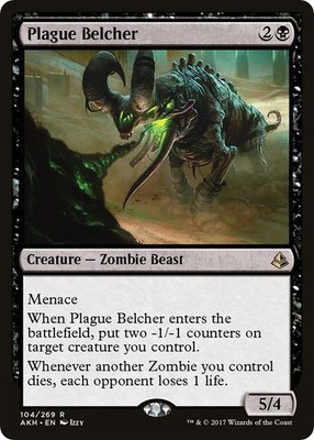 Plague Belcher [ AKH - 104 ] Near Mint