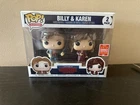 FUNKO POP! Billy & Karen STRANGER THINGS Limited Edition 2018 SUMMER CONVENTION