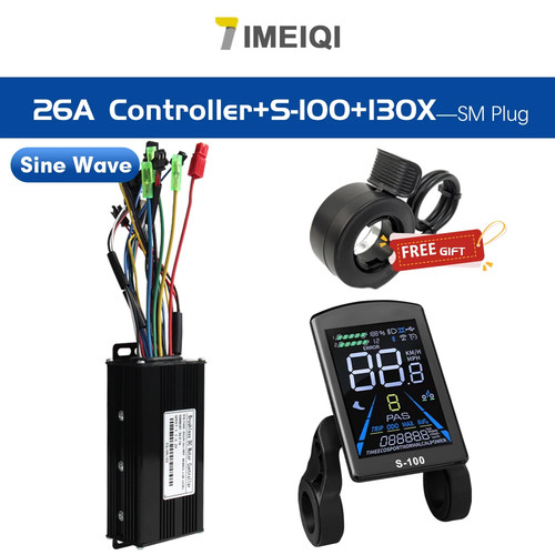 E-bike Three-Mode Sine Wave Controller 17A 26A 30A 36V/48V with LCD Display - Picture 12 of 42