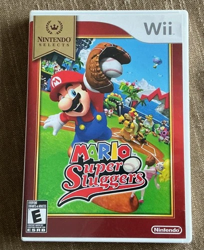 Wii Nintendo Mario Super Sluggers Nintendo Selects CIB & Registration Card