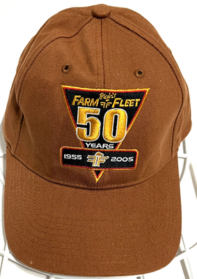 #ad BLAIN#x27;S FARM amp; FLEET 50 Years 1955 2005 Men Brown Adjustable Cap Hat Carhartt $41.97