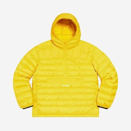 Supreme Micro Down Half Zip Pullover Yellow 20FW … - image 10