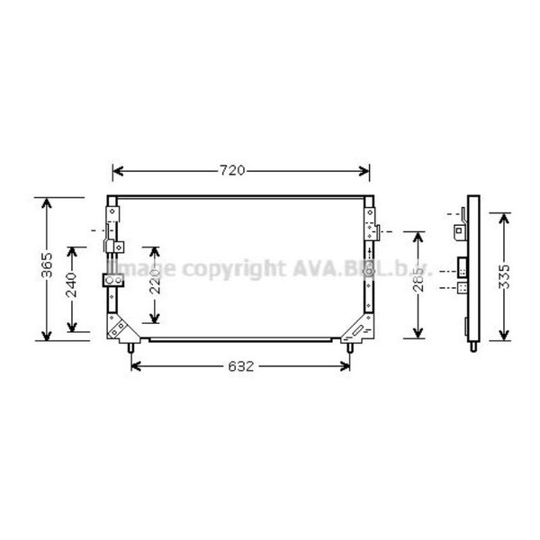 Kondensator Klimaanlage Klimakondensator FüR Toyota Land Cruiser 80 _J8_-image