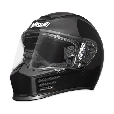 SPB3X2 Simpson Motorcycle Speed Bandit Helmet - Black 3XL