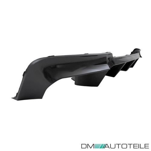 Umbau Heckdiffusor 4 Rohr Carbon glanz passend für BMW F10 F11 M-Paket außer M5 - Bild 2 von 5