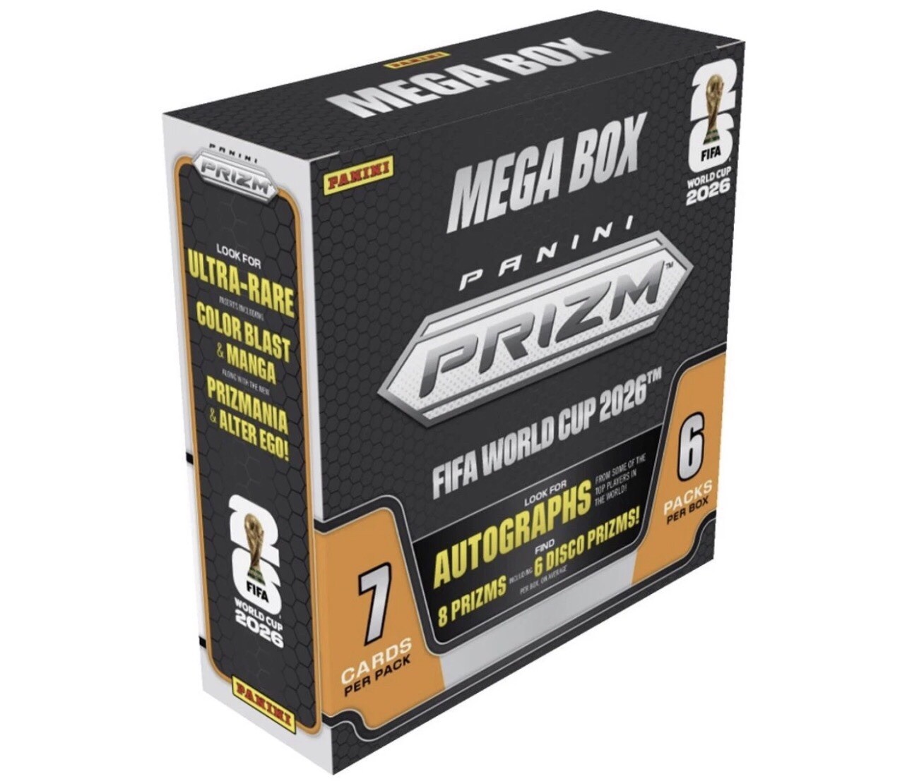 2026 PANINI PRIZM PRIZM WORLD CUP SOCCER FIFA MEGA BOX FACTORY SEALED FREE SHIP