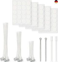 Nordstern Kerzendocht 100Er Pack - Dochte Set Zum Kerzen Selber Machen - Ideal
