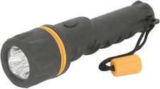 Mercury Heavy Duty LED Rubber Torch Powered by 2 x D Type Batteries Not... 