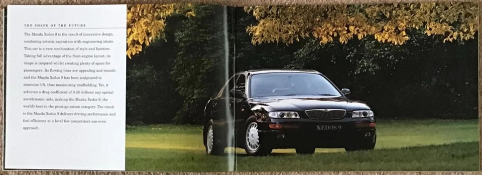 MAZDA XEDOS 9 RANGE Car Sales Brochure c1992 #MCAG909 2.5i - Image 3 of 4