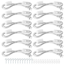 12 Pcs Light Bulb Socket 8.2Ft Extension Hanging Lantern Cord Cable Lamp Cord wi