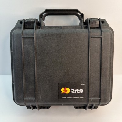 Pelican 1200 Hard Protector Storage Case Black Small