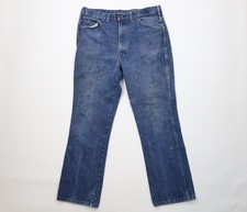 Vintage 70s Dickies Branders Mens 36x30 Distressed Straight Leg Denim Jeans USA