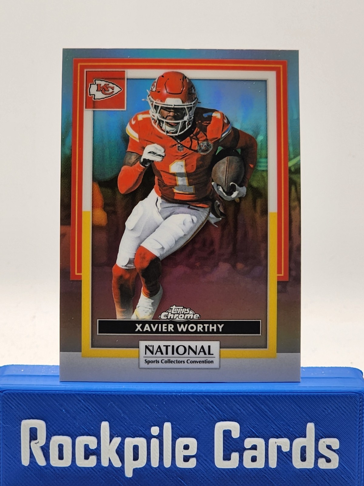 2026 Topps National Convention - Topps Chrome Nfl Xavier Worthy #NFL-13