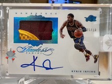 2015Flawless Basketball Kyrie Irving MOMENTOUS G-W Patch Auto On The Card(5/10)