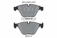Textar Bremsbelagsatz, Scheibenbremse 2331211 FüR BMW