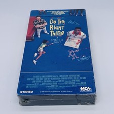 Do the Right Thing VHS Tape, 1989 A Spike Lee Joint MCA Video - New Sealed
