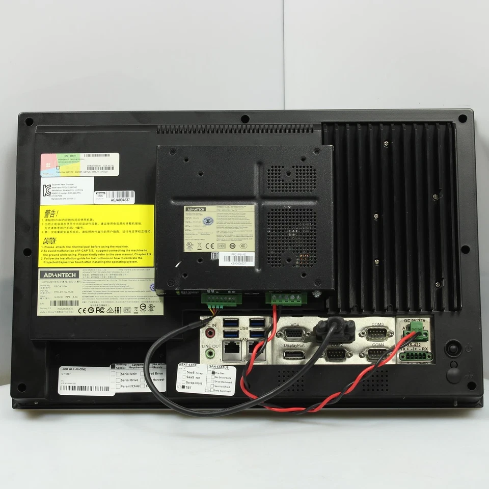 Advantech PPC-4151W Industrial 15.6" LCD Touchscreen Digital Display B1 - Image 4 of 4