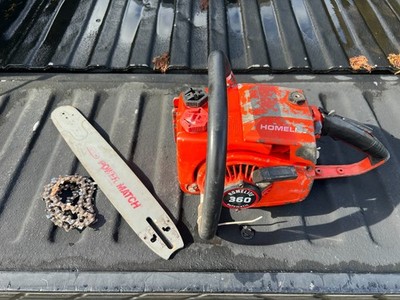 Homelite 360 Professional Chainsaw Vintage - Runs on Squirt Gas - Missing Carb -