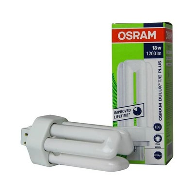 Osram 342221 GX24Q-2 Dulux T/E Plus 18W 840 1200LM 4-Pins Cool White