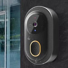 Smart 24G HD Doorbell Camera with Voice Intercom and IP65 Water Resistant