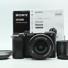Shutter count1264 Sony a6400 Mirrorless Black 16-50mm Lens Near Mint
