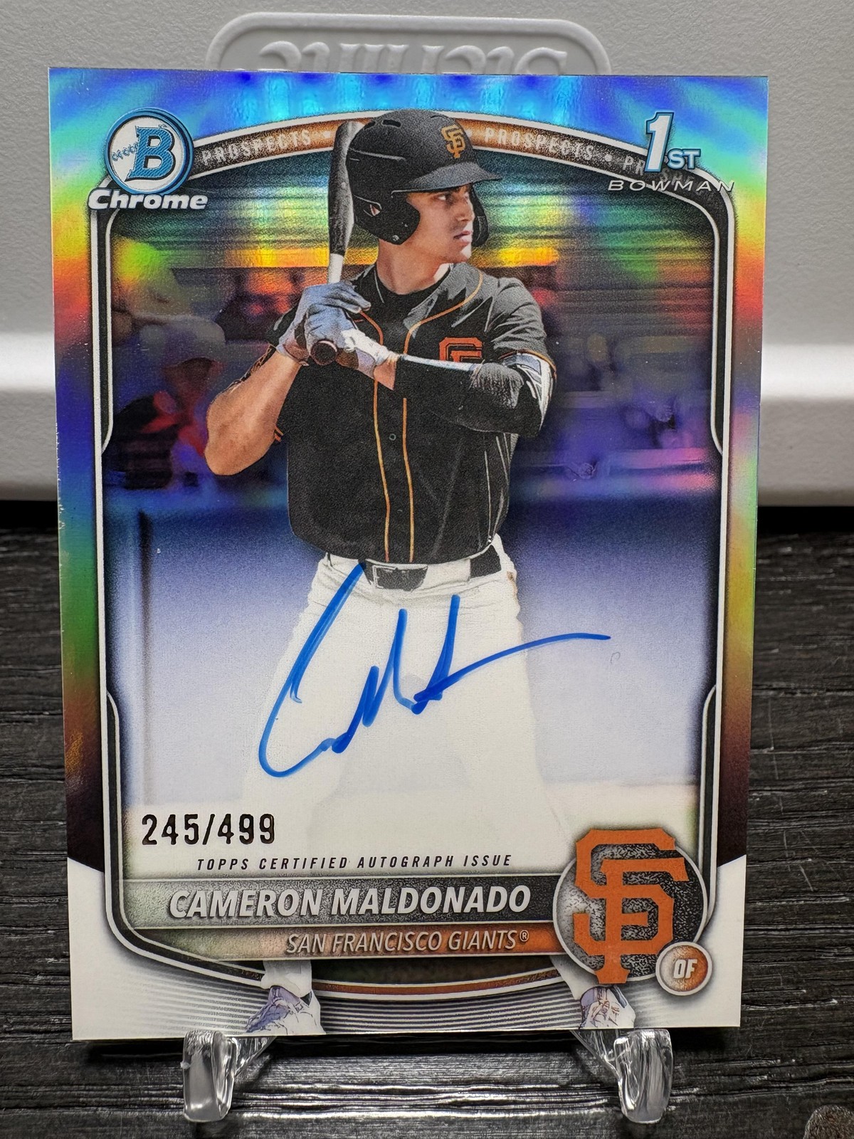 2025 Bowman Draft #CPA-CMA Cameron Maldonado Chrome Autographs Refractor #/499